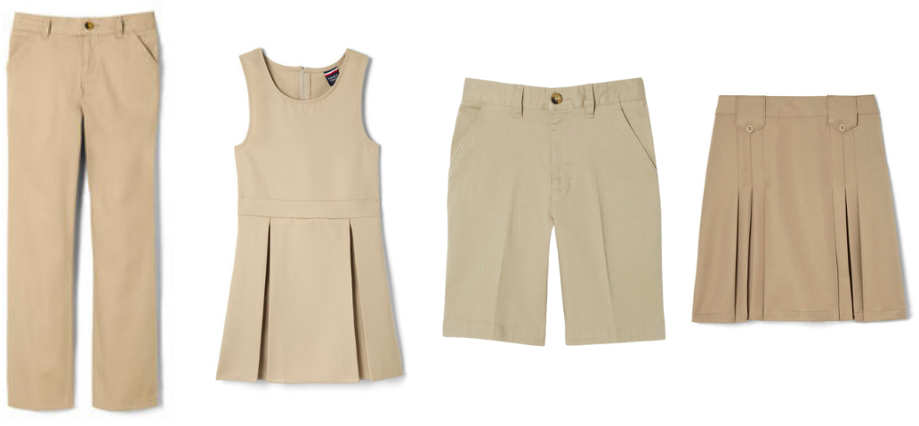 Khaki jumper hot sale school uniform